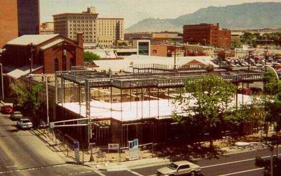 Housing New Mexico building being remodelled in 2000