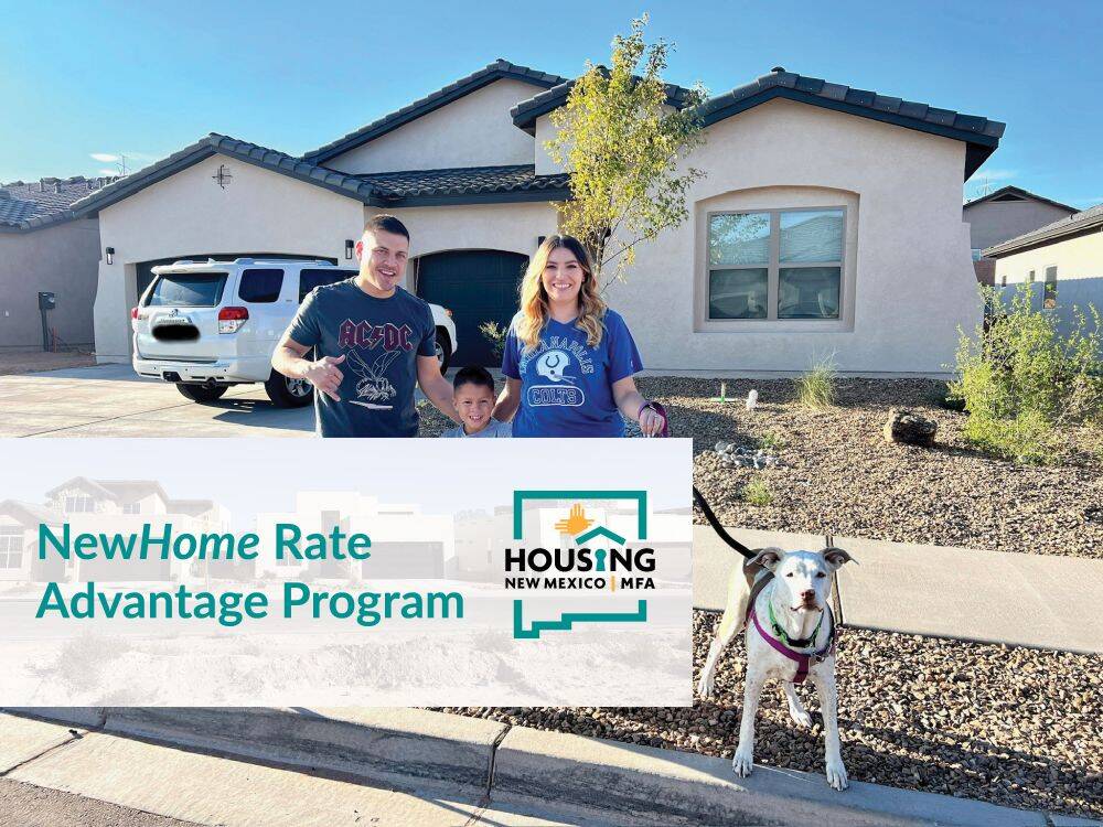 NewHome Rate Advantage – offering a permanent 1% interest rate buydown on a fixed-rate 30-year first mortgage.