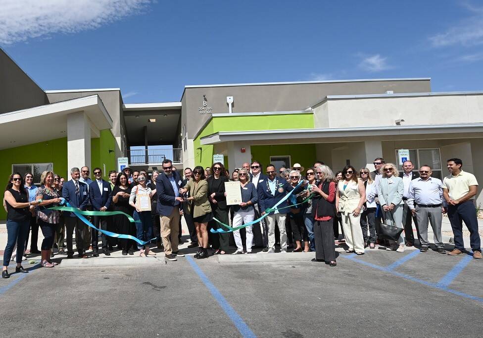 Housing New Mexico representatives attended the ribbon-cutting ceremony for The Three Sisters Apartments in Las Cruces May 13.