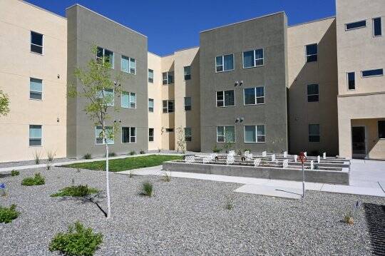 A grand opening ceremony for Ceja Vista Senior Apartments, which has a community garden, was held on April 24, 2024.