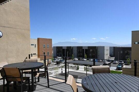 A grand opening ceremony for Ceja Vista Senior Apartments, which has a third-floor patio, was held on April 24, 2024.
