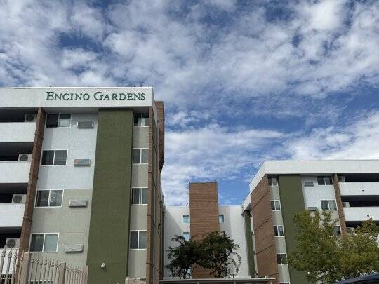 Housing New Mexico representatives attended the grand opening of Encino Gardens Apartments in Albuquerque on Tuesday.