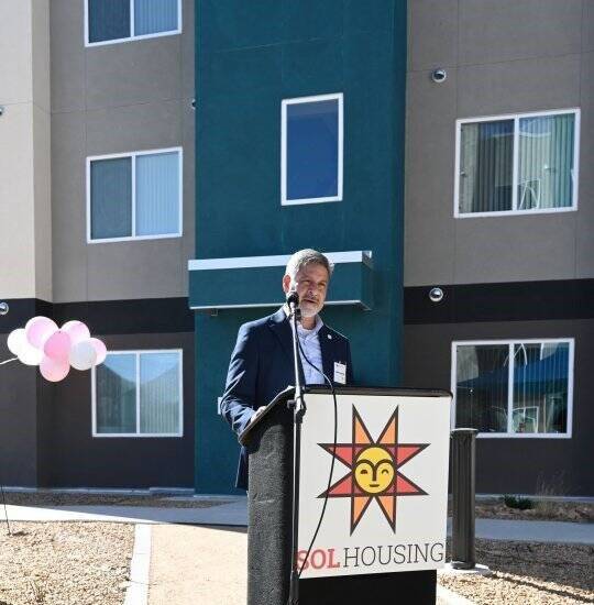 Housing New Mexico Executive Director/CEO Isidoro Hernandez spoke about the importance of affordable housing in the state.