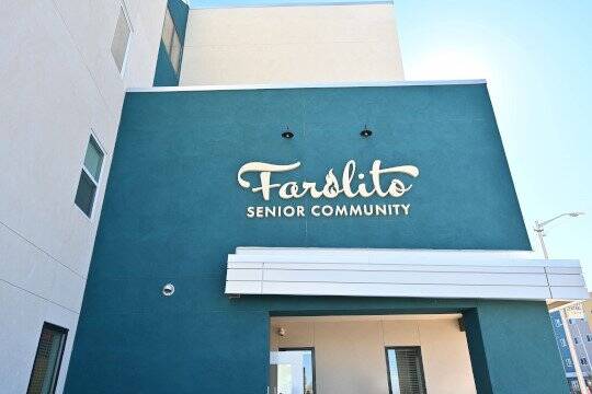 The new development is an apartment community that includes 82 units for seniors 55 and older.