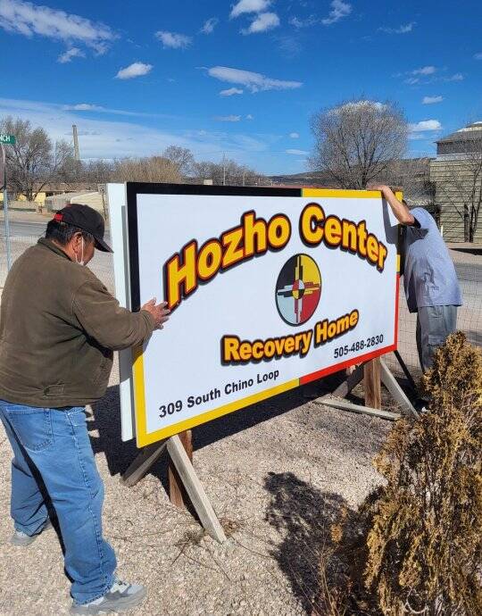 Hozho Center Sign