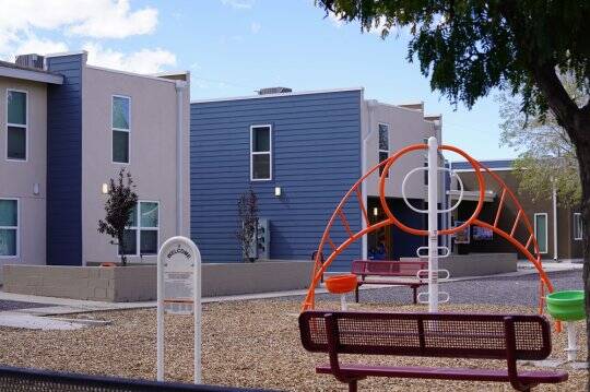Representatives from Albuquerque Housing Authority and Housing New Mexico attended La Plata Housing Community’s grand reopening.