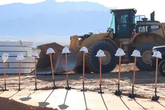 Housing New Mexico representatives celebrated the groundbreaking of Sandoval Flats in Rio Rancho on Feb. 5, 2025