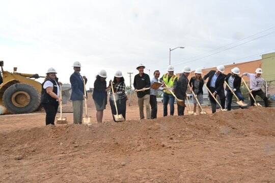 The groundbreaking ceremony was hosted by the developer, Sol Housing, a non-profit Community Housing Development Organization.