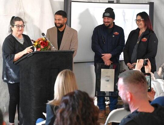 Barbara Bloom spoke about the energy-efficient upgrades her home received thanks to the NM Energy$mart Program.