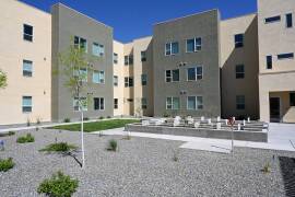 A grand opening ceremony for Ceja Vista Senior Apartments, which has a community garden, was held on April 24, 2024.