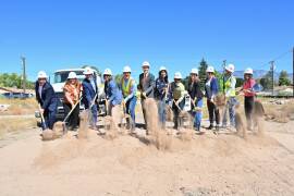 Housing New Mexico, Sol Housing, and others at the Farolito Senior Community groundbreaking ceremony.