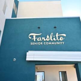 The new development is an apartment community that includes 82 units for seniors 55 and older.