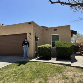 Albuquerque resident Melanie Roberts became a homeowner in 2025 thanks to one of Housing New Mexico’s mortgage programs. 