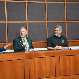 Ed Archuleta, Bobby Griffith, Isidoro Hernandez and John Gabaldon spoke at the news conference.