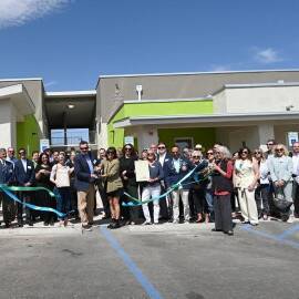 Housing New Mexico representatives attended the ribbon-cutting ceremony for The Three Sisters Apartments in Las Cruces May 13.